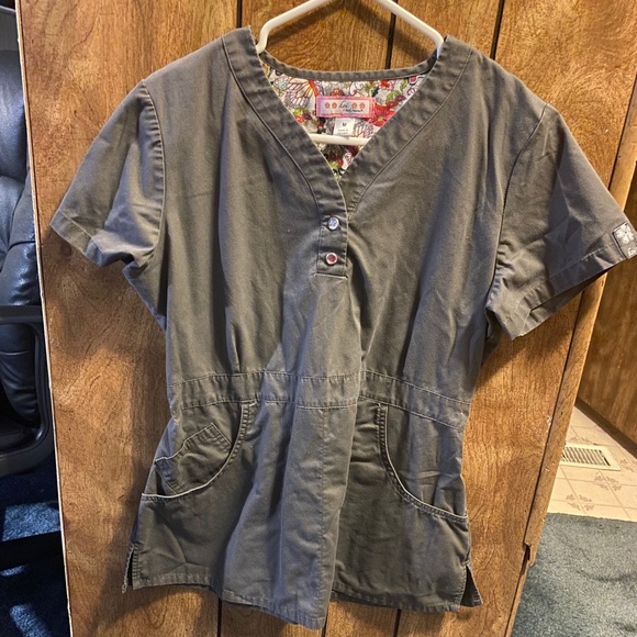 Women’s Koi brand scrub top